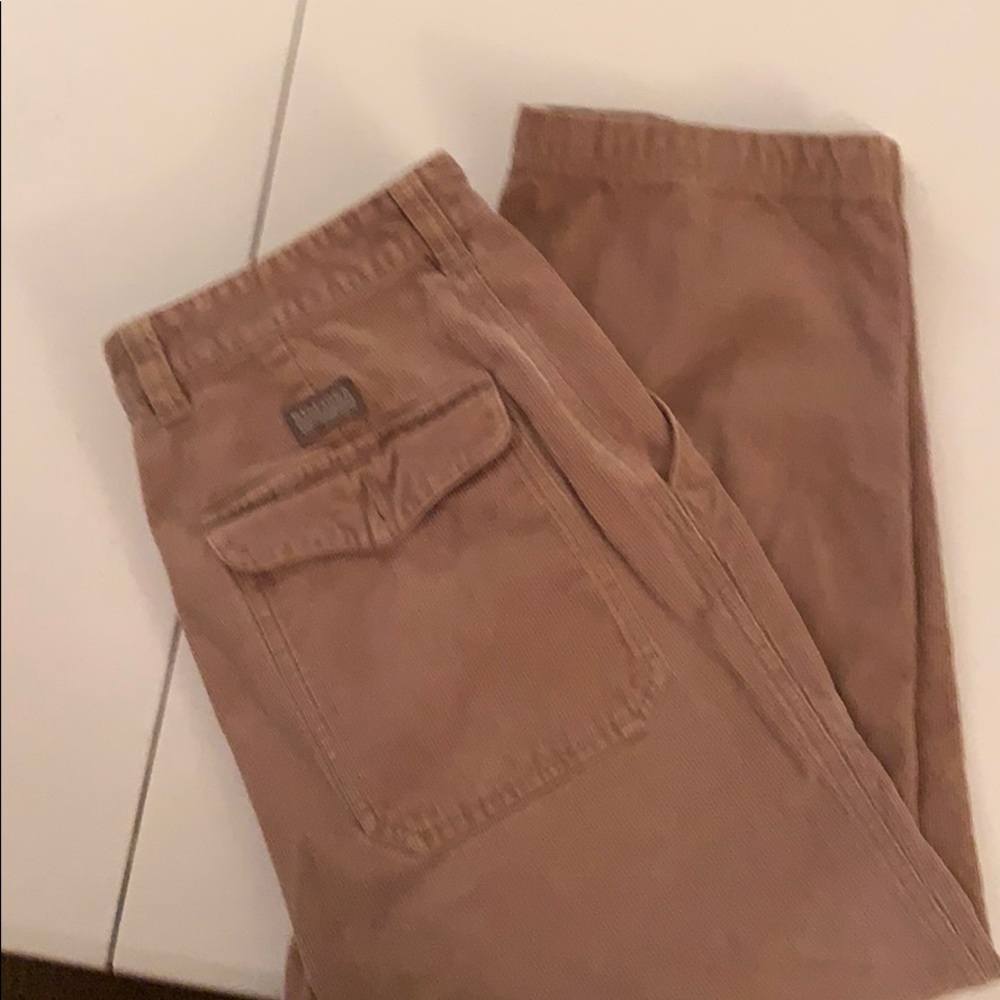 Corduroy khaki pants
